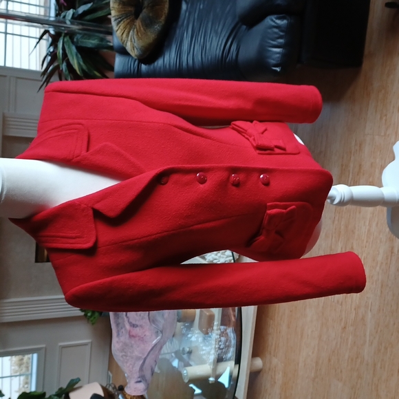 Escada Jackets & Blazers - ESCADA Red Blazer